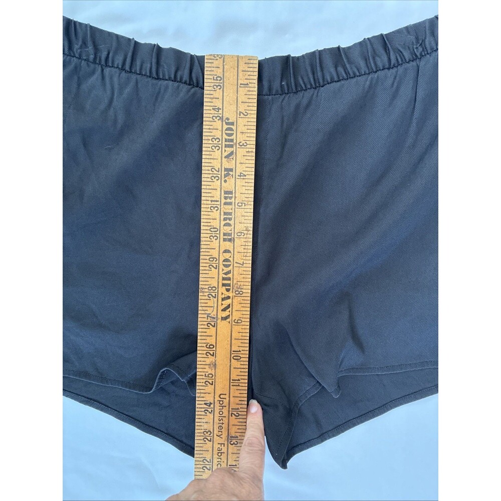 Alexander Wang Athletic Lounge Track Shorts Sz 2 Black White Urban Luxury Retro - Picture 9 of 13
